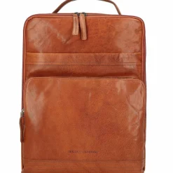 Spikes & Sparrow Lederrucksäcke|Business-Rucksäcke<Bronco Rucksack Leder 40 cm Laptopfach brandy