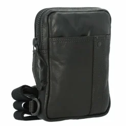 New Spikes & Sparrow Bronco Umhängetasche Leder 13 cm black