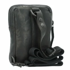 New Spikes & Sparrow Bronco Umhängetasche Leder 13 cm black