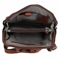 Online Spikes & Sparrow City Rucksack Leder 27 cm darkbrown