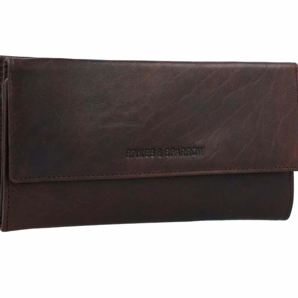 Online Spikes & Sparrow Geldbörse RFID Leder 19 cm darkbrown