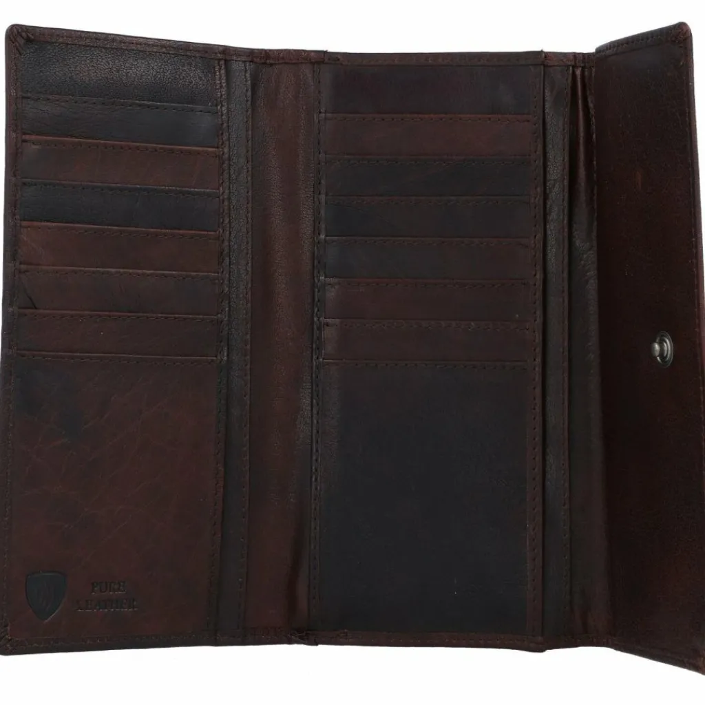 Online Spikes & Sparrow Geldbörse RFID Leder 19 cm darkbrown