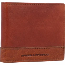 Spikes & Sparrow Herrengeldbörsen Querformat<Geldbörse RFID Leder 11 cm brandy