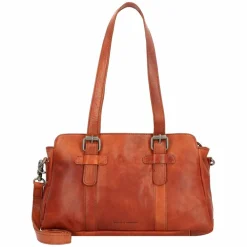 Spikes & Sparrow Schultertaschen|Henkeltaschen<Schultertasche Leder 34 cm brandy