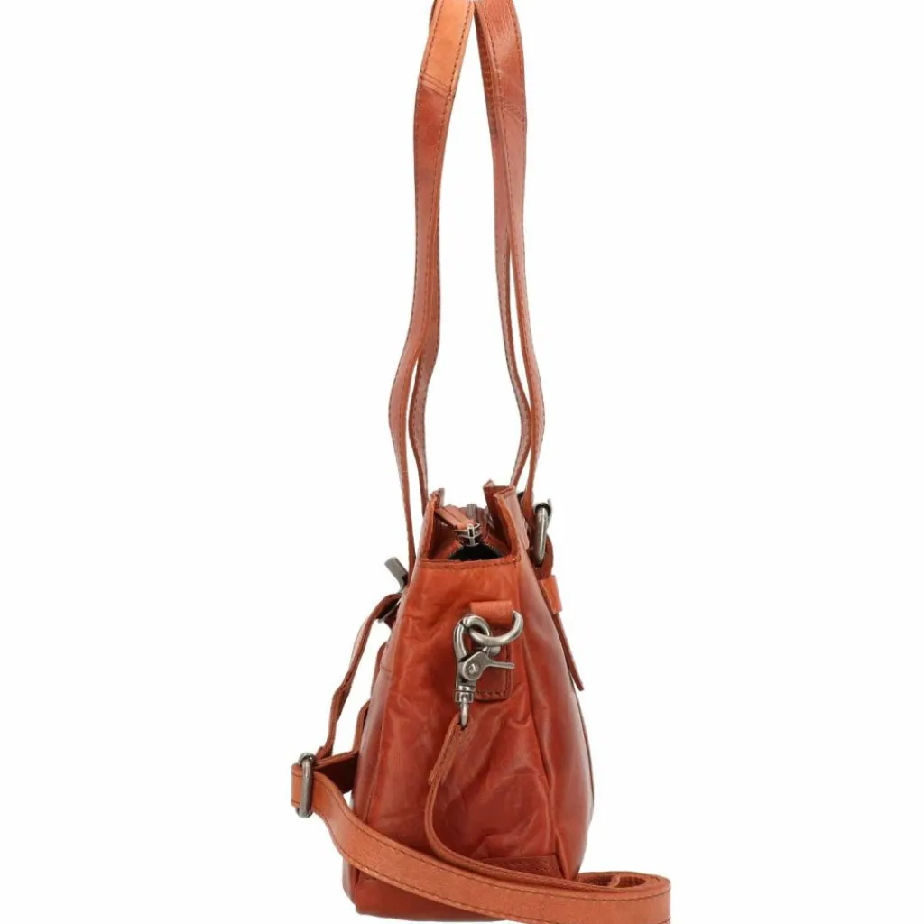 Spikes & Sparrow Schultertaschen|Henkeltaschen<Schultertasche Leder 34 cm brandy