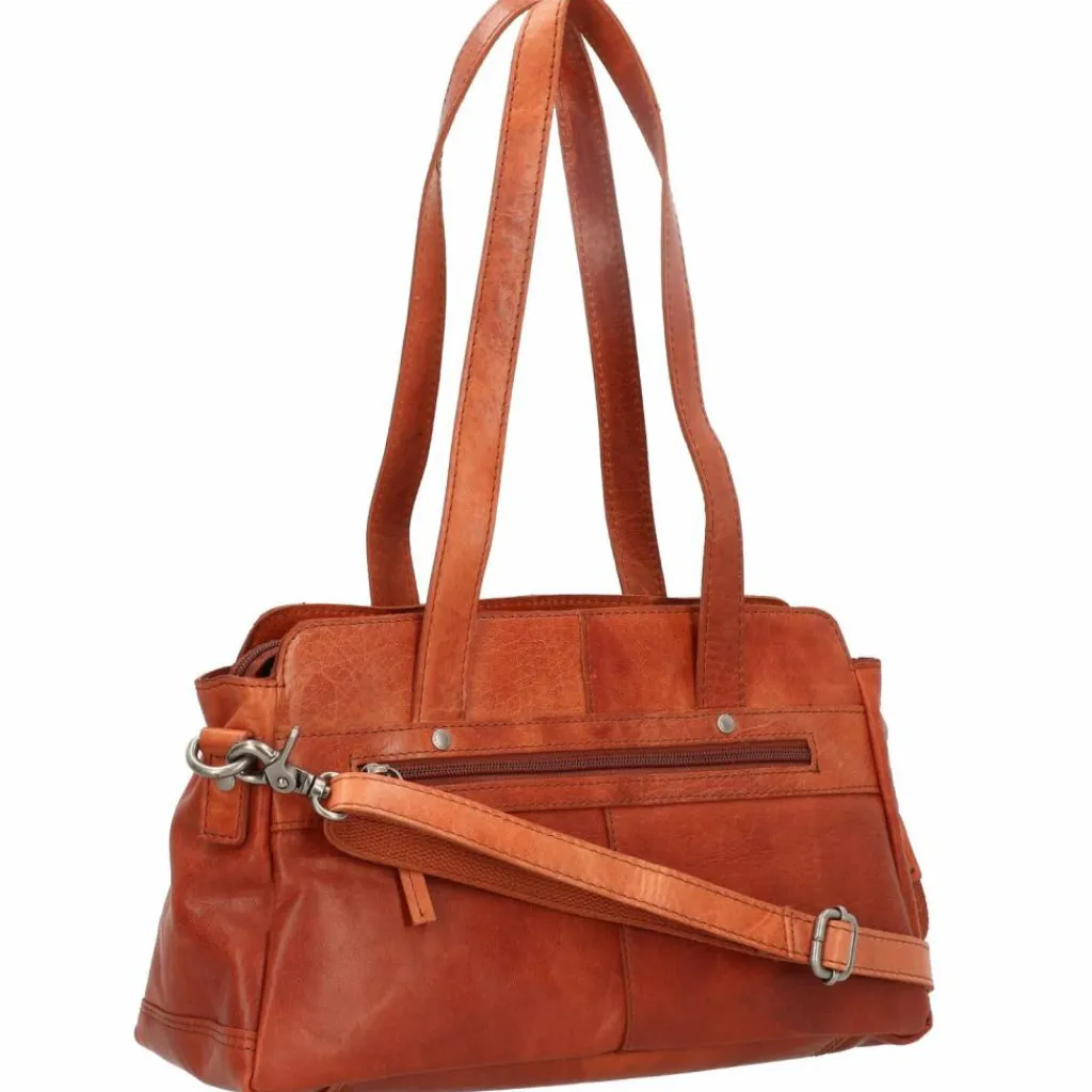 Spikes & Sparrow Schultertaschen|Henkeltaschen<Schultertasche Leder 34 cm brandy