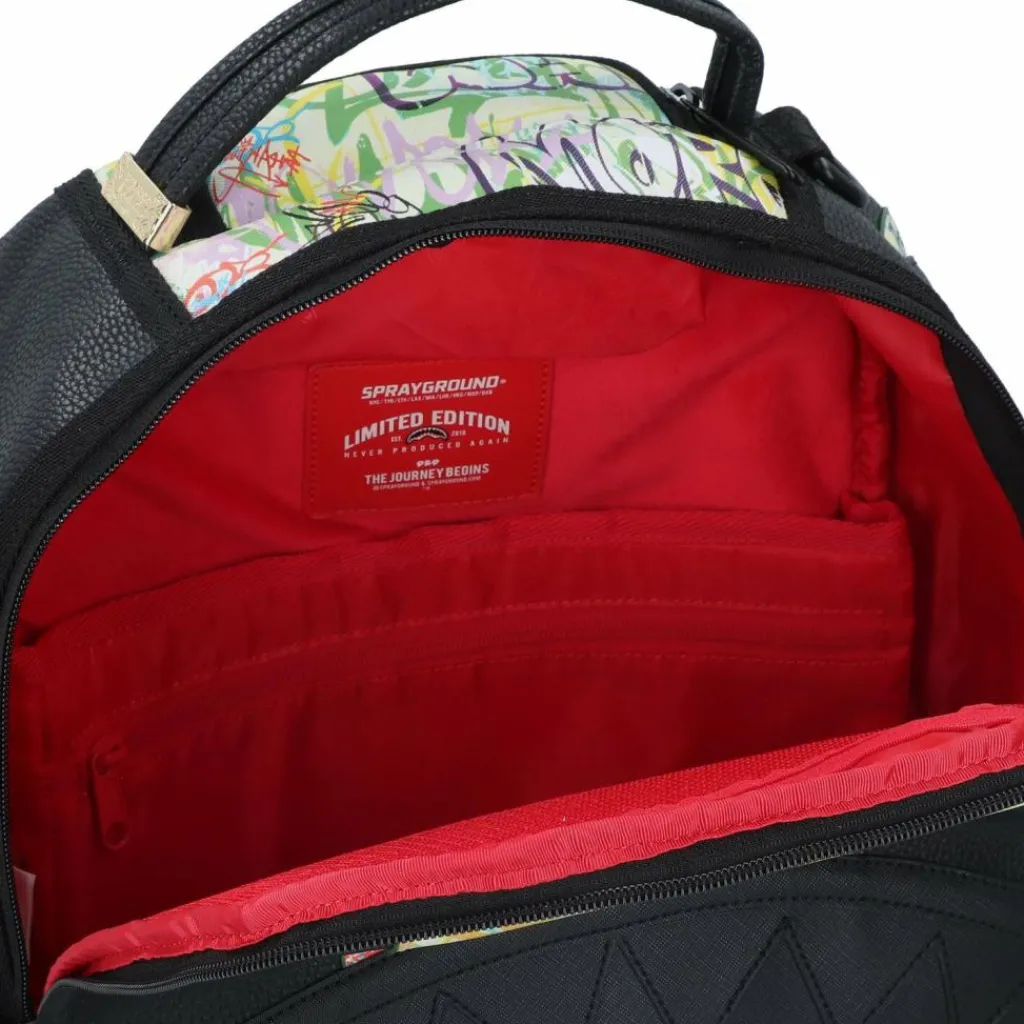 Hot Sprayground Vivid Raceway Graffiti Daypack 45 cm Laptopfach mehrfarbig