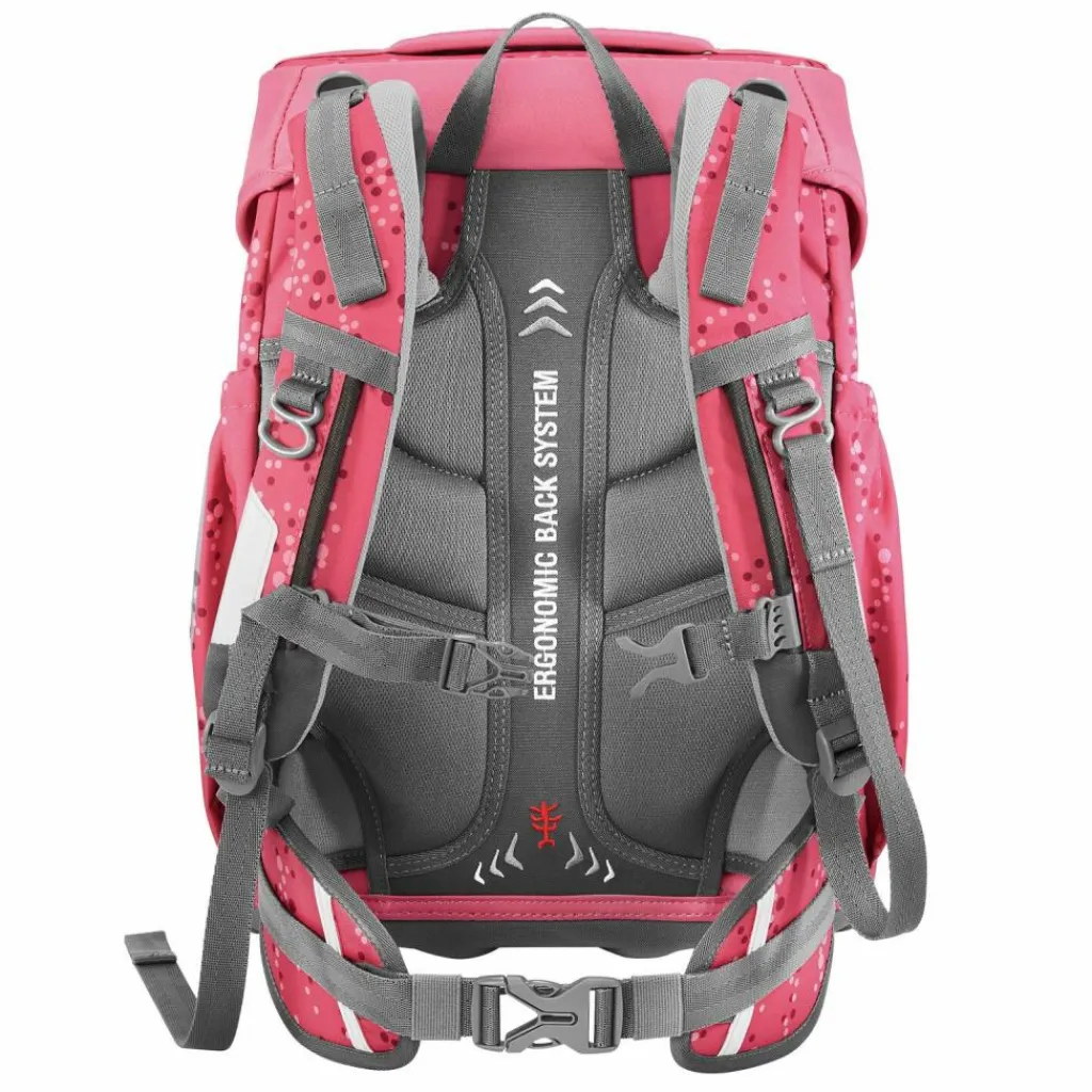 New Step by Step Basis Schulranzen-Set 4-teilig Pink Bubbles