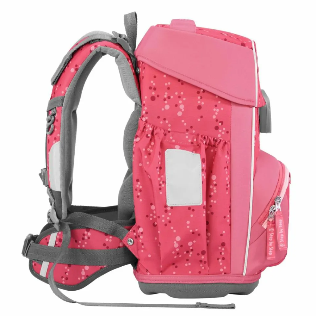 New Step by Step Basis Schulranzen-Set 4-teilig Pink Bubbles