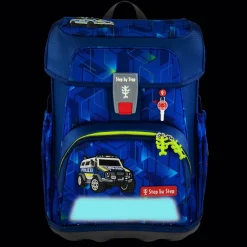Online Step by Step Cloud Schulranzen-Set 5-teilig Police Truck Charly
