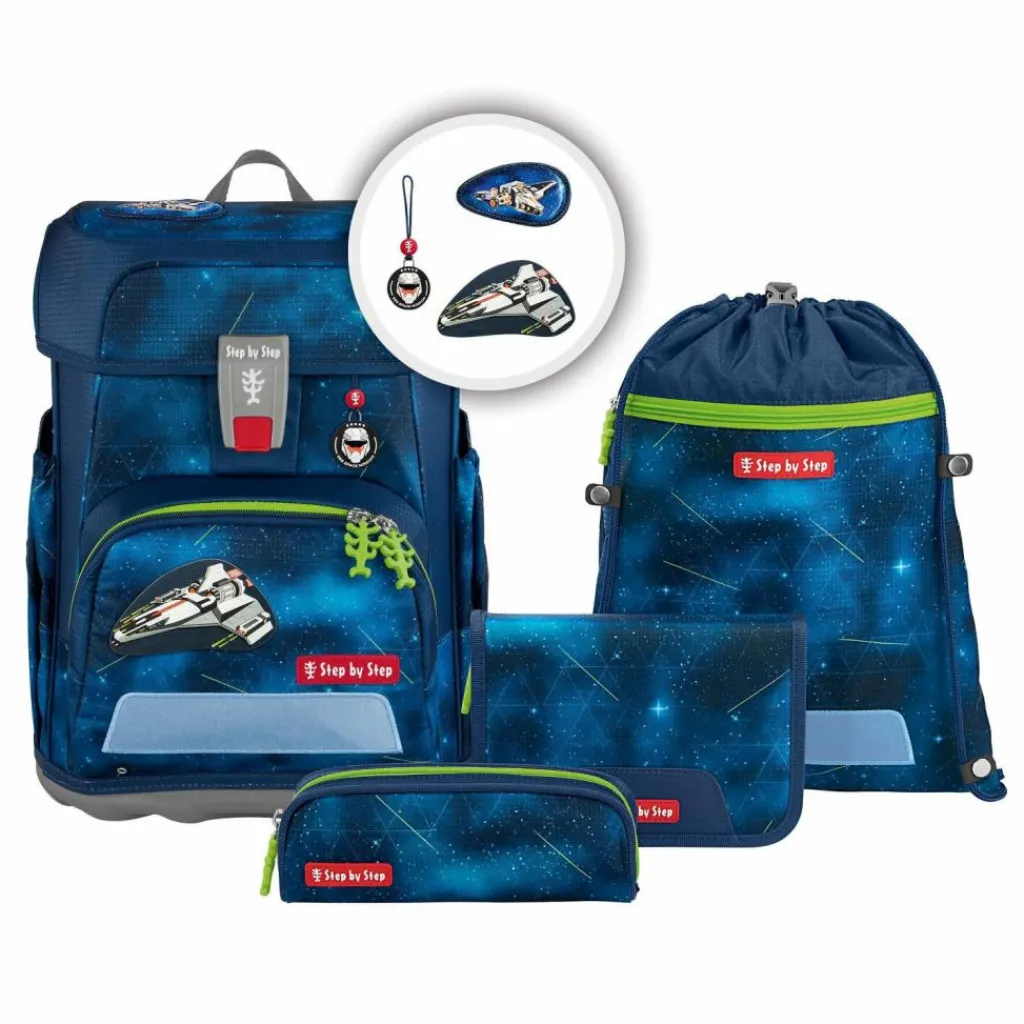 Clearance Step by Step Cloud Schulranzen-Set 5-teilig Starship Galactus