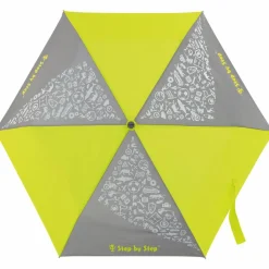 Hot Step by Step Kinder Taschenschirm 22 cm mit reflektierenden Elementen neon yellow