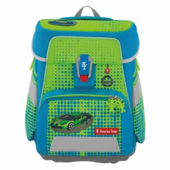 Discount Step by Step Space Neon Schulranzen-Set 5-teilig Race Car Chuck