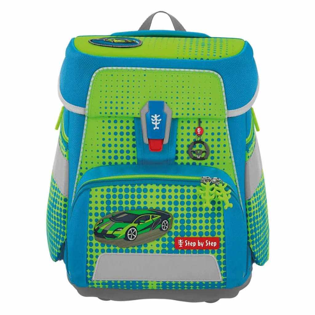 Discount Step by Step Space Neon Schulranzen-Set 5-teilig Race Car Chuck