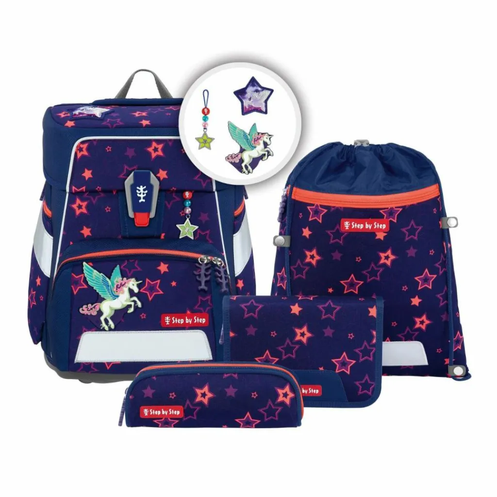 Step by Step Schulranzen & Sets<Space Shine Schulranzen-Set 5-teilig Pegasus Night Nuala
