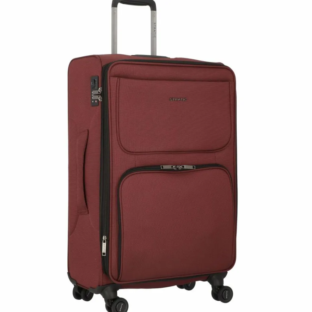 Sale Stratic Bendigo Light Plus 4-Rollen Trolley 72 cm Laptopfach redwine