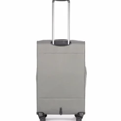 Stratic Weichgepäck|4-Rollen Koffer<Bendigo Light Plus 4-Rollen Trolley 72 cm Laptopfach silver