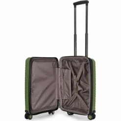 Stratic Hartgepäck Kabinengepäck|4-Rollen Kabinentrolleys<Bright+ 4 Rollen Kabinentrolley S 55 cm mit Dehnfalte olive