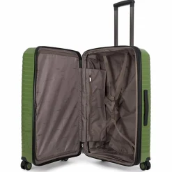 Stratic Hartgepäck|4-Rollen Koffer<Bright+ 4 Rollen Trolley L 76 cm mit Dehnfalte olive