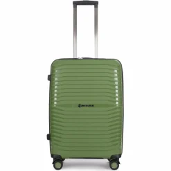 Best Stratic Bright+ 4 Rollen Trolley M 66 cm mit Dehnfalte olive