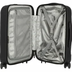 Best Stratic Leather & More 4 Rollen Kabinentrolley 55 cm Laptopfach matt black