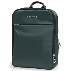 Discount Stratic Pure Rucksack RFID 40 cm Laptopfach dark green