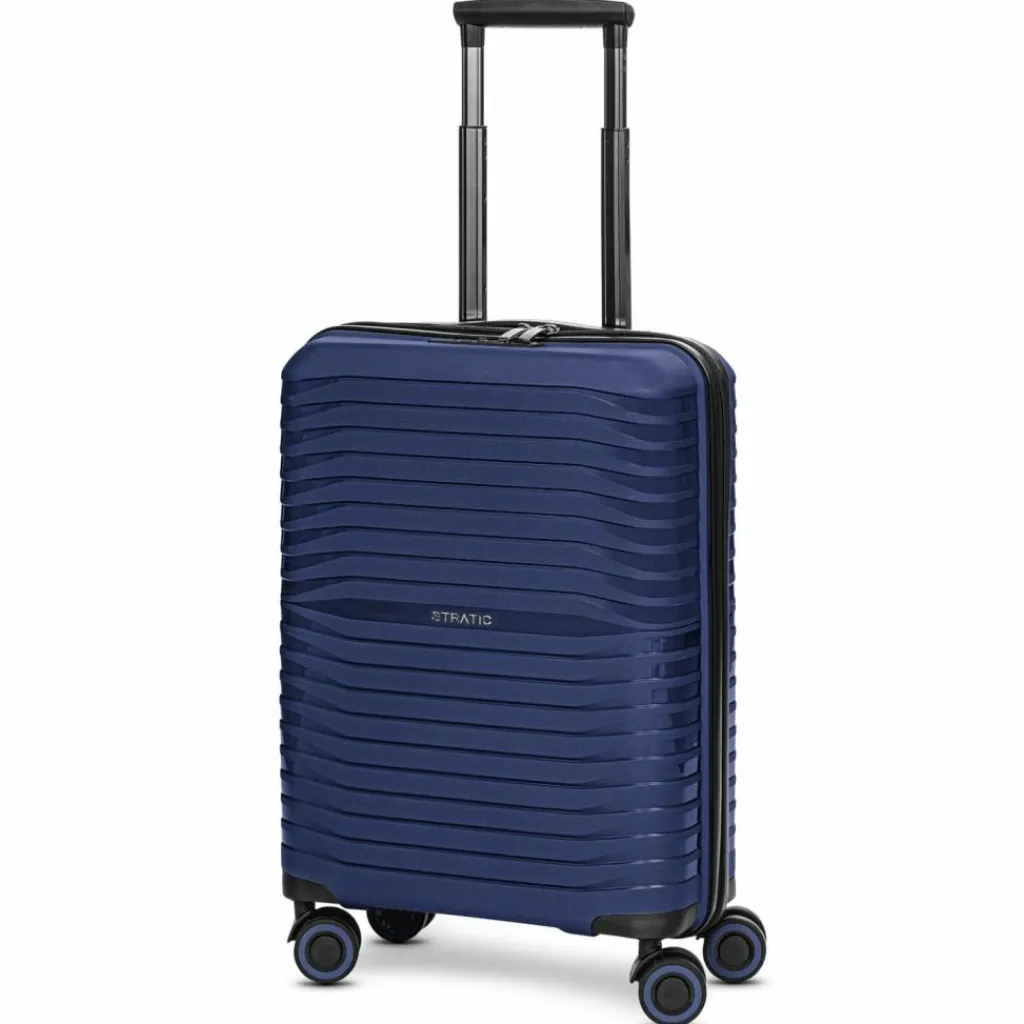 Stratic Hartgepäck Kabinengepäck|4-Rollen Kabinentrolleys<Shine 4 Rollen Kabinentrolley 55 cm navy blue