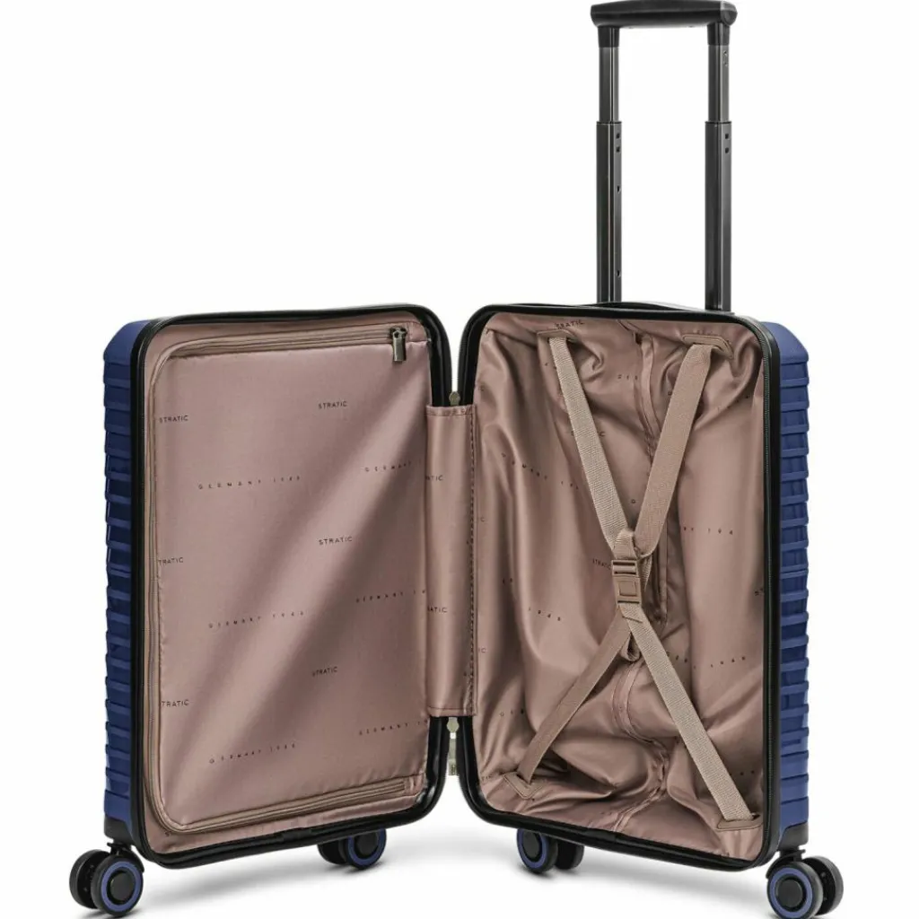 Stratic Hartgepäck Kabinengepäck|4-Rollen Kabinentrolleys<Shine 4 Rollen Kabinentrolley 55 cm navy blue