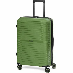 Hot Stratic Shine 4 Rollen Kofferset 3-teilig mit Dehnfalte olive