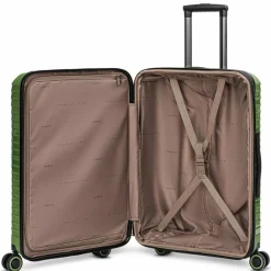 Hot Stratic Shine 4 Rollen Kofferset 3-teilig mit Dehnfalte olive