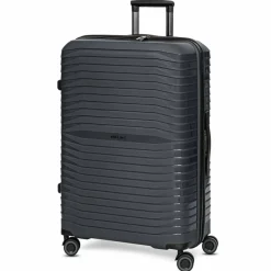 Stratic Hartgepäck|4-Rollen Koffer<Shine 4 Rollen Trolley 76 cm black