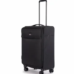 New Stratic Light + 4 Rollen Trolley 68 cm mit Dehnfalte black