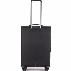 New Stratic Light + 4 Rollen Trolley 68 cm mit Dehnfalte black