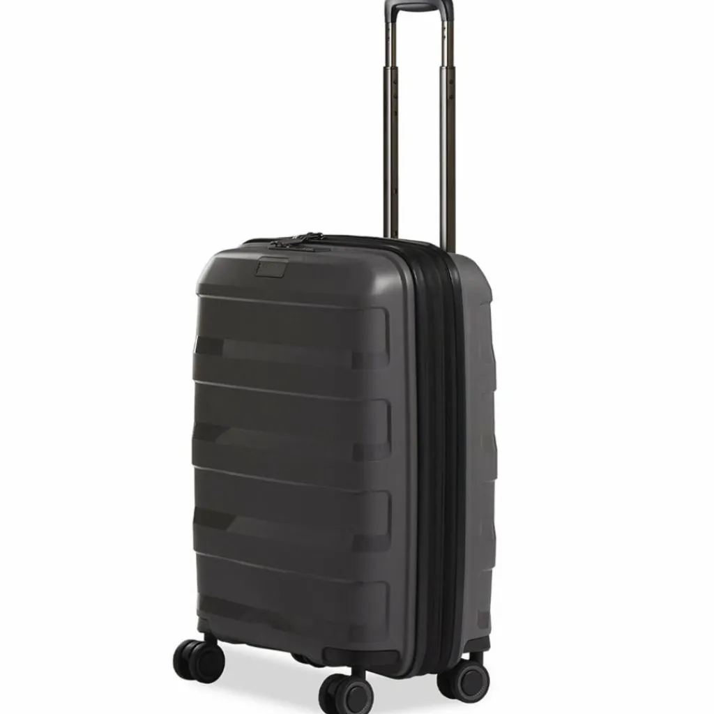 Hot Stratic Straw + 4-Rollen Kabinentrolley 55 cm dark grey