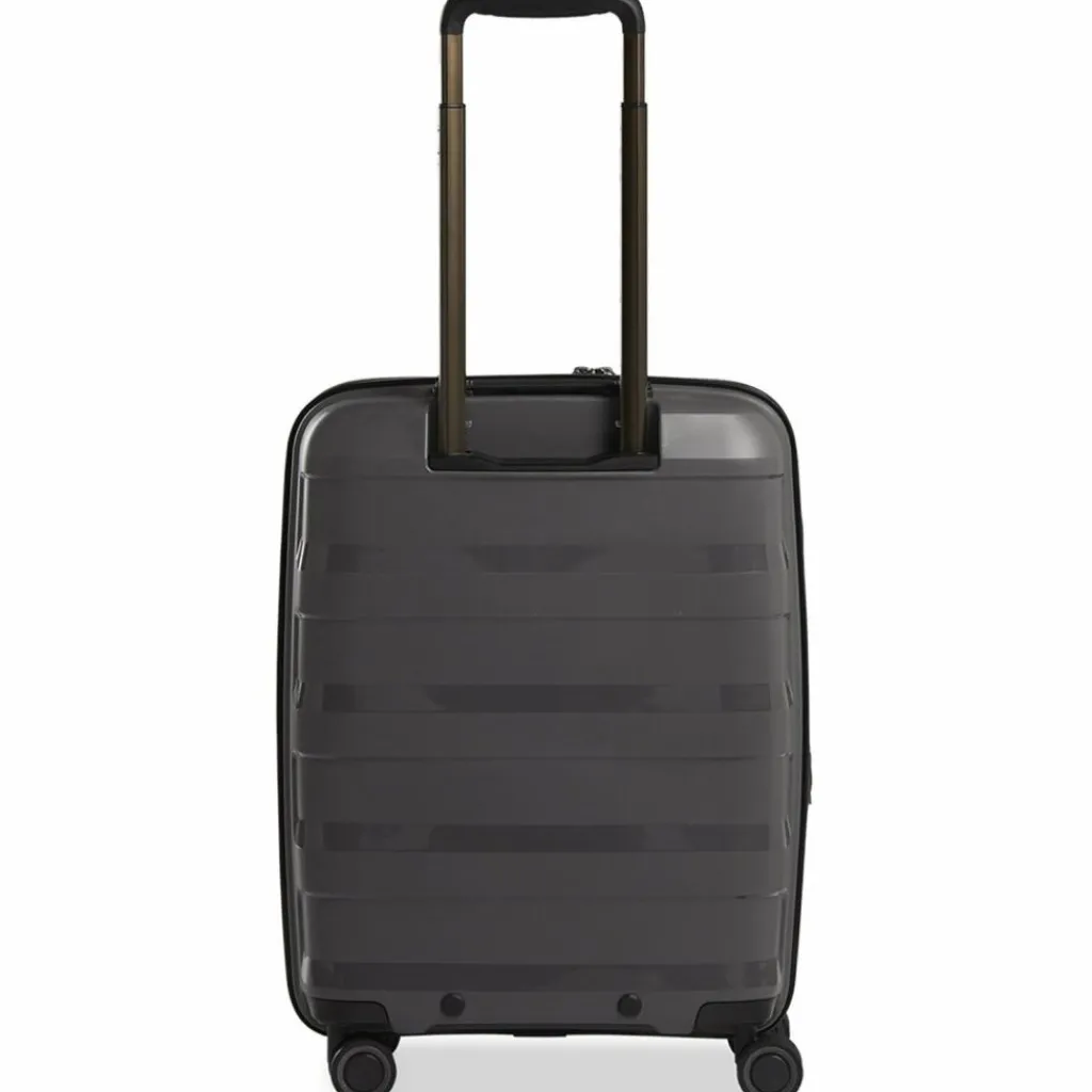 Hot Stratic Straw + 4-Rollen Kabinentrolley 55 cm dark grey