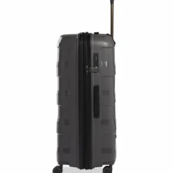 Stratic Hartgepäck|4-Rollen Koffer<Straw + 4-Rollen Trolley 75 cm dark grey