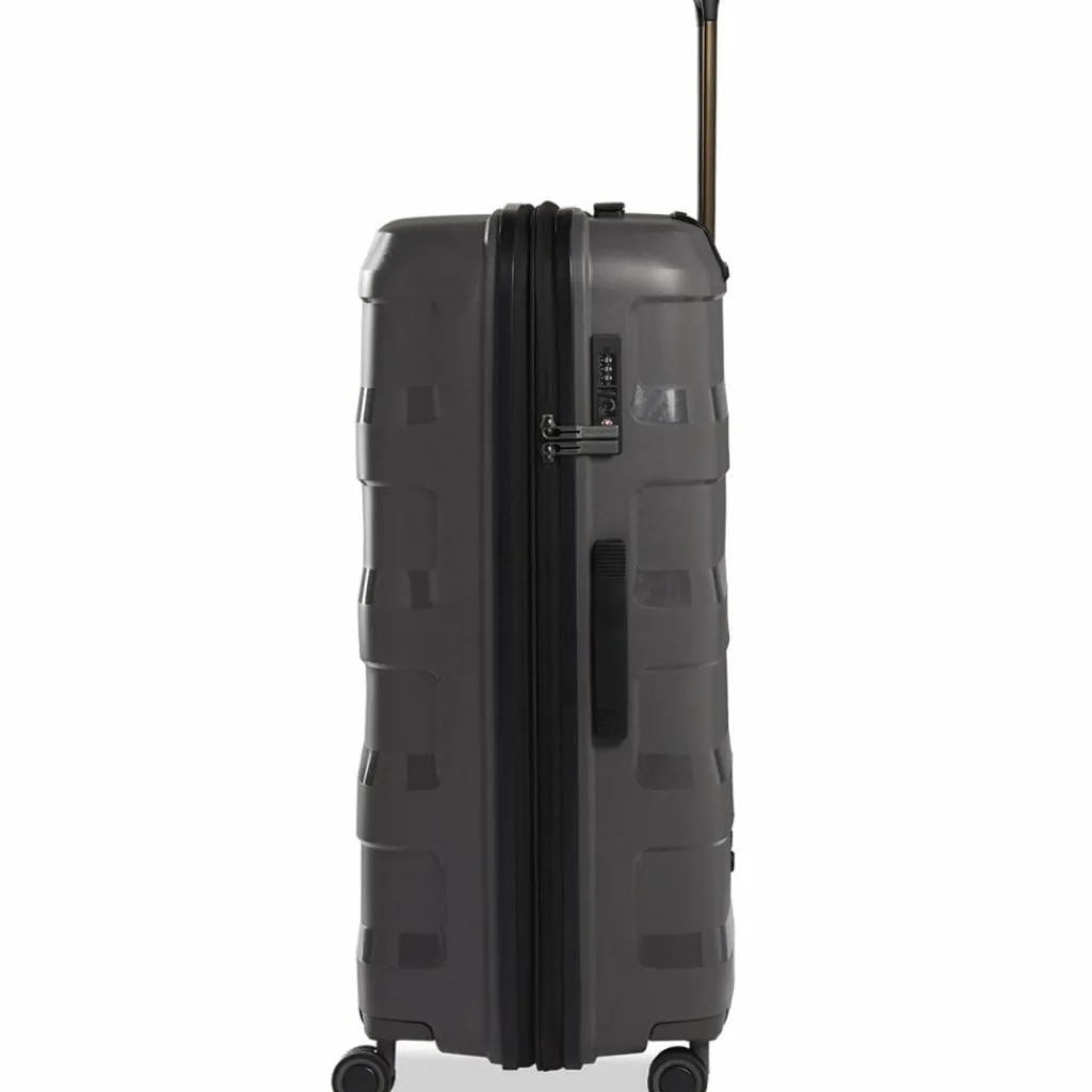 Stratic Hartgepäck|4-Rollen Koffer<Straw + 4-Rollen Trolley 75 cm dark grey