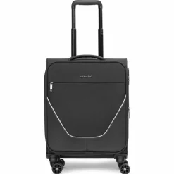 Stratic Weichgepäck Kabinengepäck|4-Rollen Kabinentrolleys<taska 4-Rollen Kabinentrolley S 55 cm mit Dehnfalte anthracite