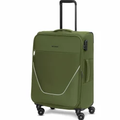 Stratic Weichgepäck|4-Rollen Koffer<taska 4-Rollen Trolley M 65 cm mit Dehnfalte olive