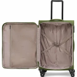 Stratic Weichgepäck|4-Rollen Koffer<taska 4-Rollen Trolley M 65 cm mit Dehnfalte olive