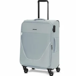 Best Stratic taska 4-Rollen Trolley M 65 cm mit Dehnfalte grey