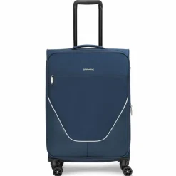 Stratic Weichgepäck|4-Rollen Koffer<taska 4-Rollen Trolley M 65 cm mit Dehnfalte navy