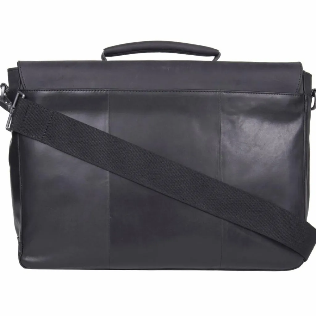 Strellson Laptoptaschen|Aktentaschen<Brick Lane Aktentasche Leder 41 cm Laptopfach black