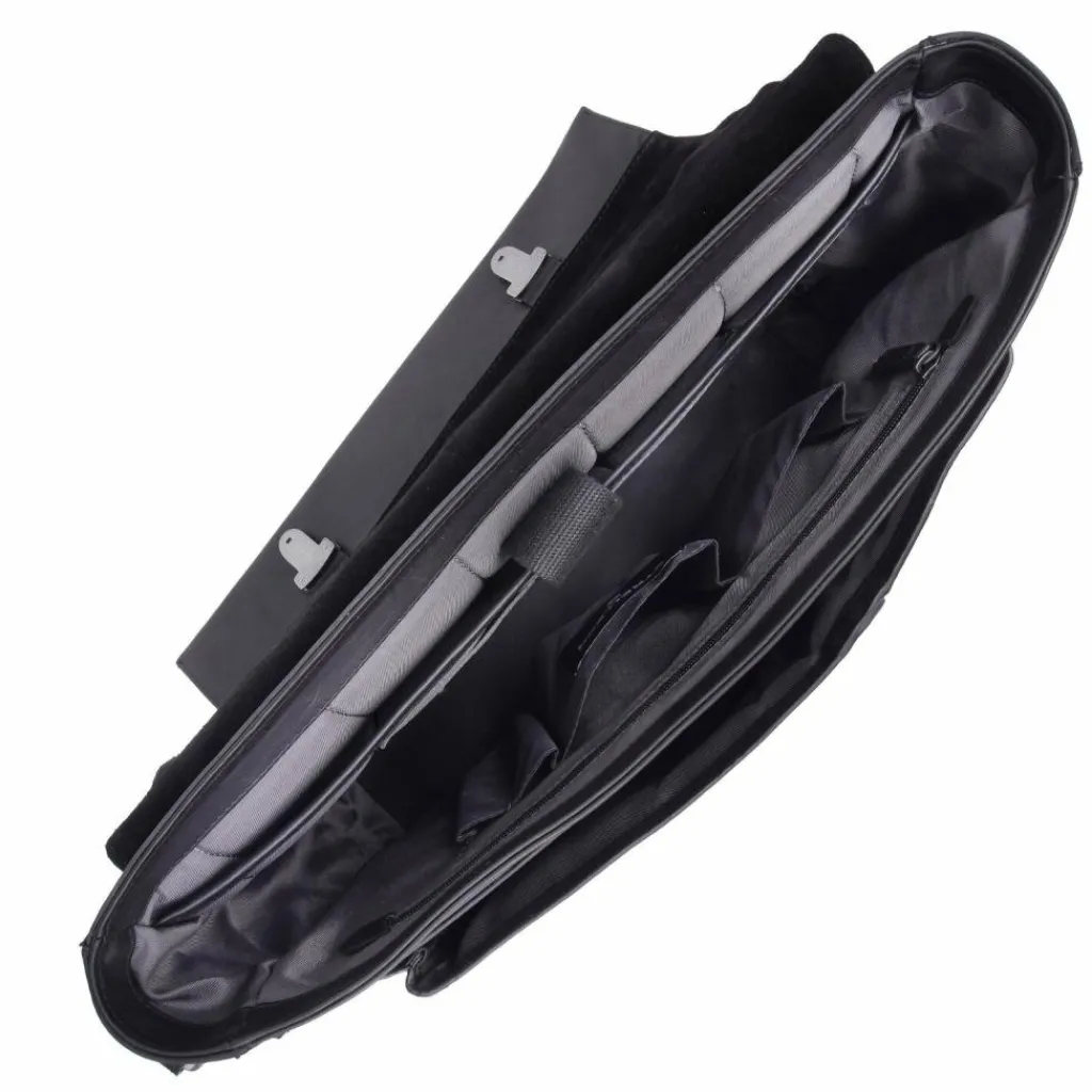 Strellson Laptoptaschen|Aktentaschen<Brick Lane Aktentasche Leder 41 cm Laptopfach black