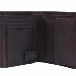 Online Strellson Brick Lane Jorge Geldbörse RFID Schutz Leder 10 cm darkbrown