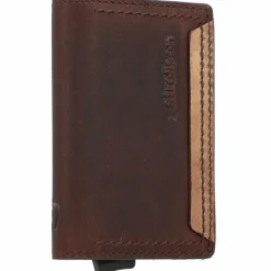 Strellson Visitenkartenetuis<Camden c-one Kreditkartenetui RFID Leder 7 cm darkbrown