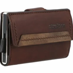 Hot Strellson Camden c-three Kreditkartenetui Leder 7 cm darkbrown