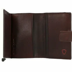 Hot Strellson Camden c-three Kreditkartenetui Leder 7 cm darkbrown