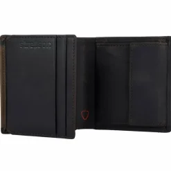 Strellson Herrengeldbörsen Hochformat<Camden Geldbörse Leder 9,5 cm dark brown