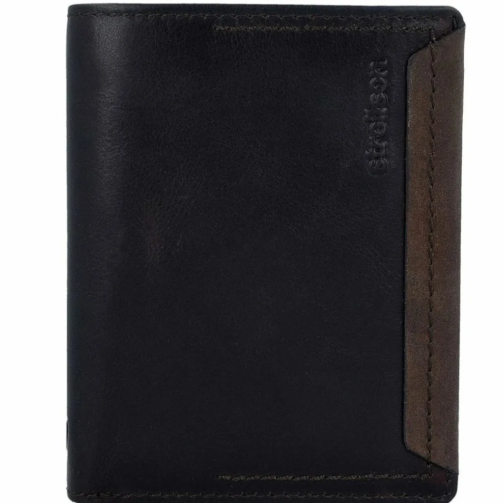 Strellson Herrengeldbörsen Hochformat<Camden Geldbörse Leder 10 cm dark brown
